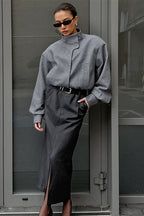 Fashion Short Wool Blend Coat image 2
