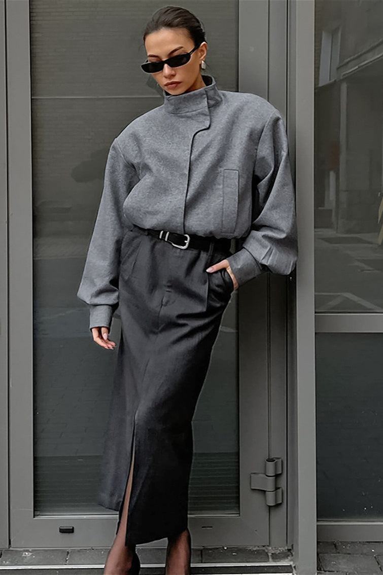 Fashion Short Wool Blend Coat image 2
