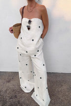 Cotton Polka Dot Tank Two Pieces Set image 1