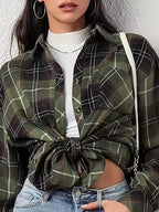Versatile Vintage Long Sleeve Blouse image 1