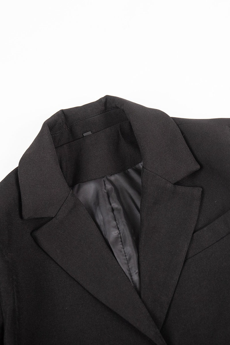 Mini Skirt with Lapel Blazer Two Piece Set image 14