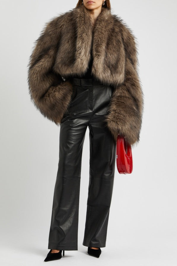 Vintage Faux Fur Short Coat image 4