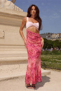 Tassel Spaghetti Strap Bodycon Maxi Dress image 1