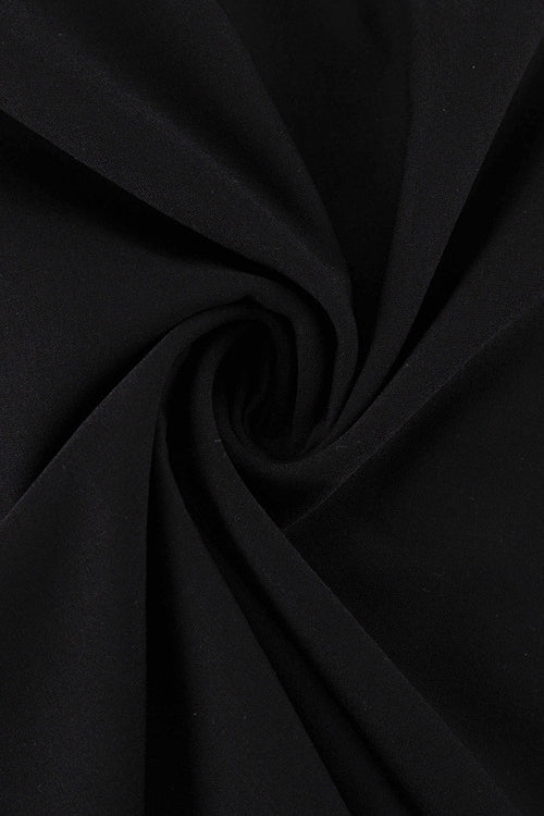 Slim Fit Black Long Pencil Skirt image 4