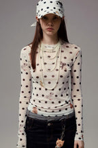 Slim Fit Short Length Animal Print Blouse image 1