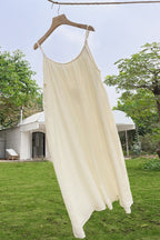 Vacation Linen Cotton Flowy Midi Dress image 5