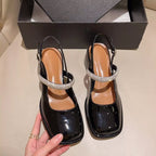Celeste Block Heel Sandals styled for Avrienne
