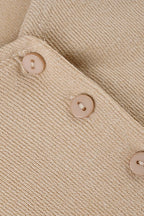Button Front Knit Waist-Tie Mini Dress image 4