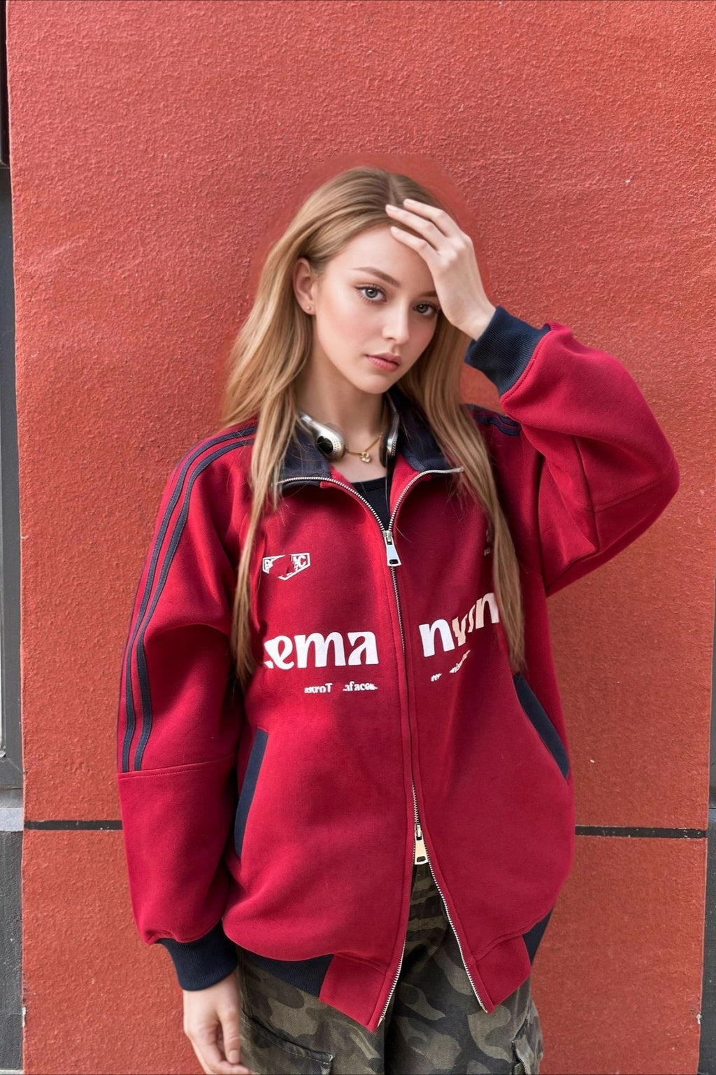 Heavyweight Cotton Zip Up Hoodie image 2