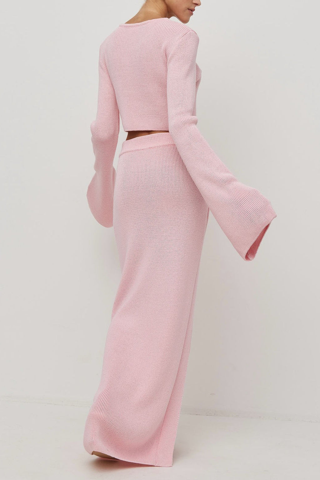 Bell Sleeve Cardigan Set Sweater Dress image 2