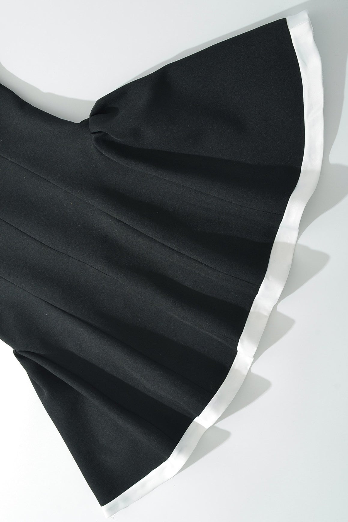 Elegant Color Block Ruffle Off Shoulder Mini Dress image 6