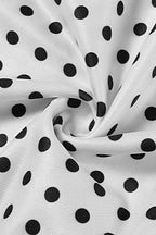 Polka Dot Spaghetti Strap Backless Fitted Bodycon Maxi Dress image 6