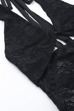 Halter Lace Cutout Bodycon Mini Party Dress image 11