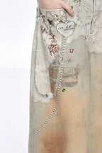 Tie Dye Baggy Wide Leg Denim Jeans image 11