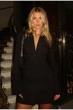 High Waist V-Neck Blazer image 5