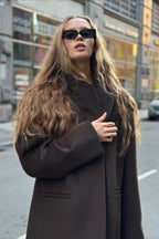 Street Style Fringe Wool Coat image 3