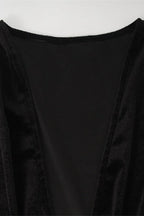 Velvet Deep V Mermaid Maxi Dress image 6