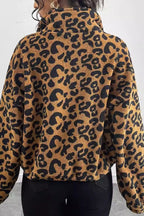 Cozy Leopard Print Fleece  Coat image 4