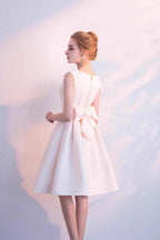 Elegant Bow Mini Party Dress image 1