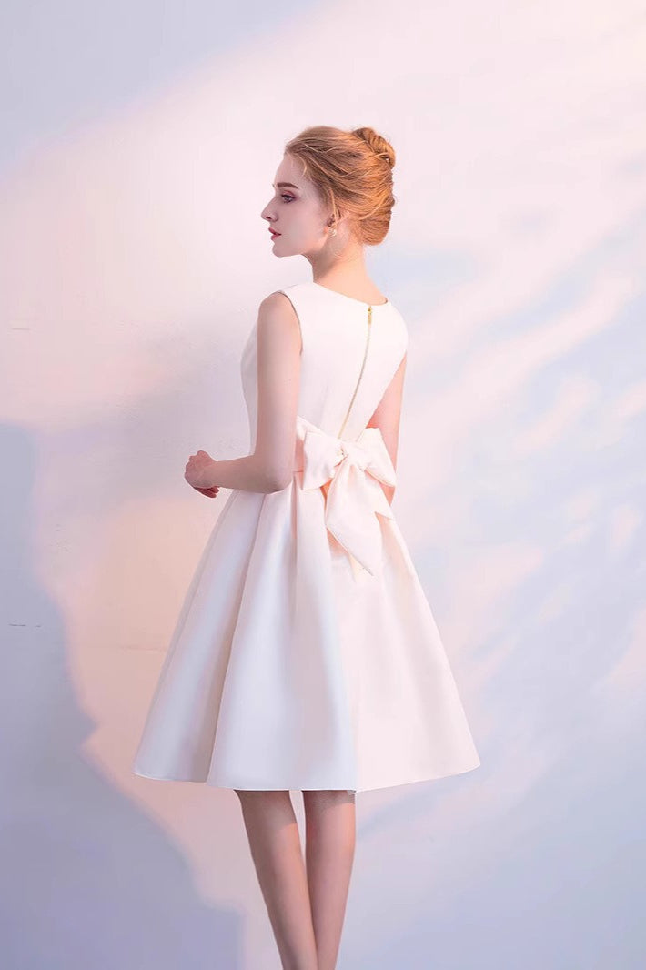 Elegant Bow Mini Party Dress image 1
