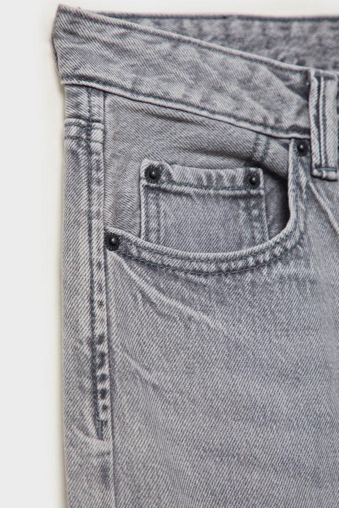 Metal Accent Trendy Wide Leg Jean image 6