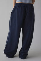 Elastic Waist Loose Fit Casual Pants image 10