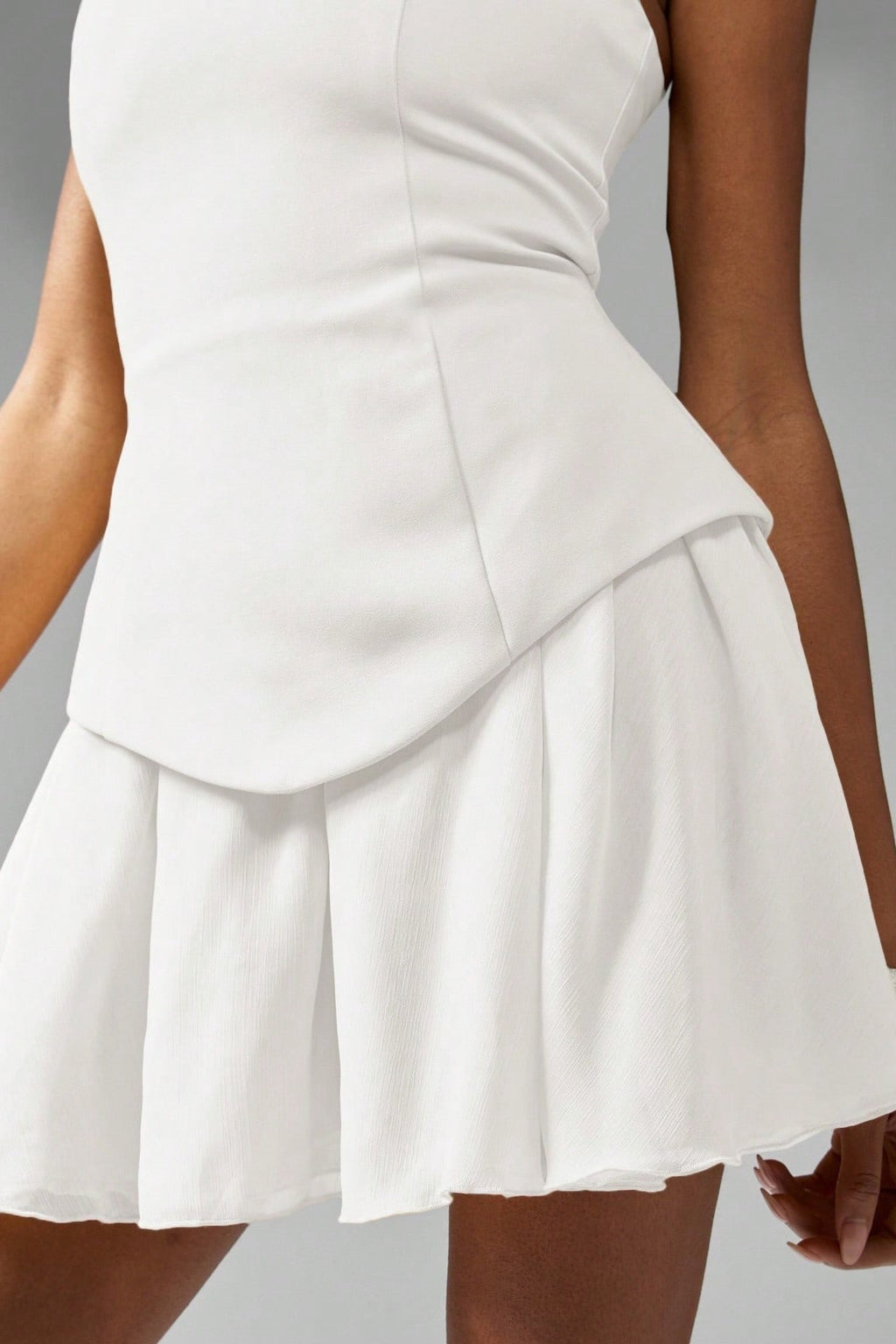 Bustier Peplum Waist Cocktail Dress image 6