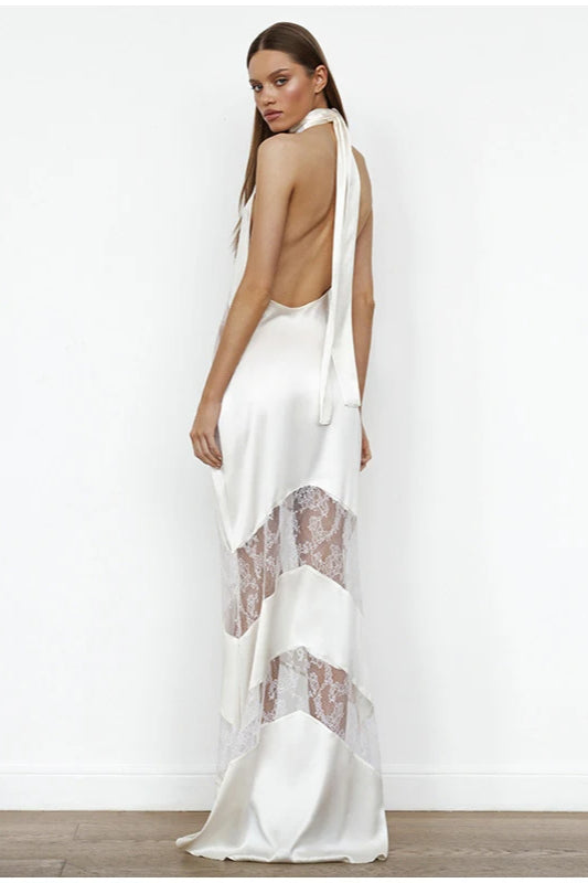 Vintage Lace Long Evening Boho Dress image 21