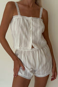 Fashion Cotton Cami Shorts Two Piece Set image 1