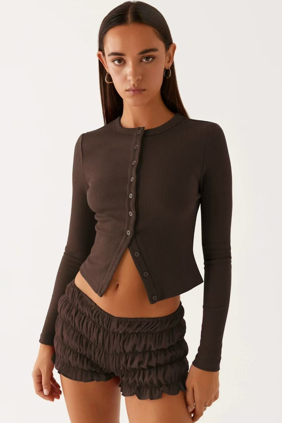 Minimalist Button Cardigan image 10