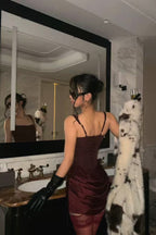 Sexy Boned Tie Cami Party Dress image 12