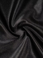 Zinnia Satin Maxi Skirt detail view styled for Avrienne