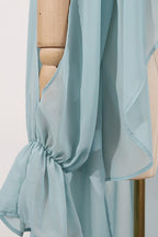 Sweet Irregular Stand Collar Loose Solid Halter Blouse image 6