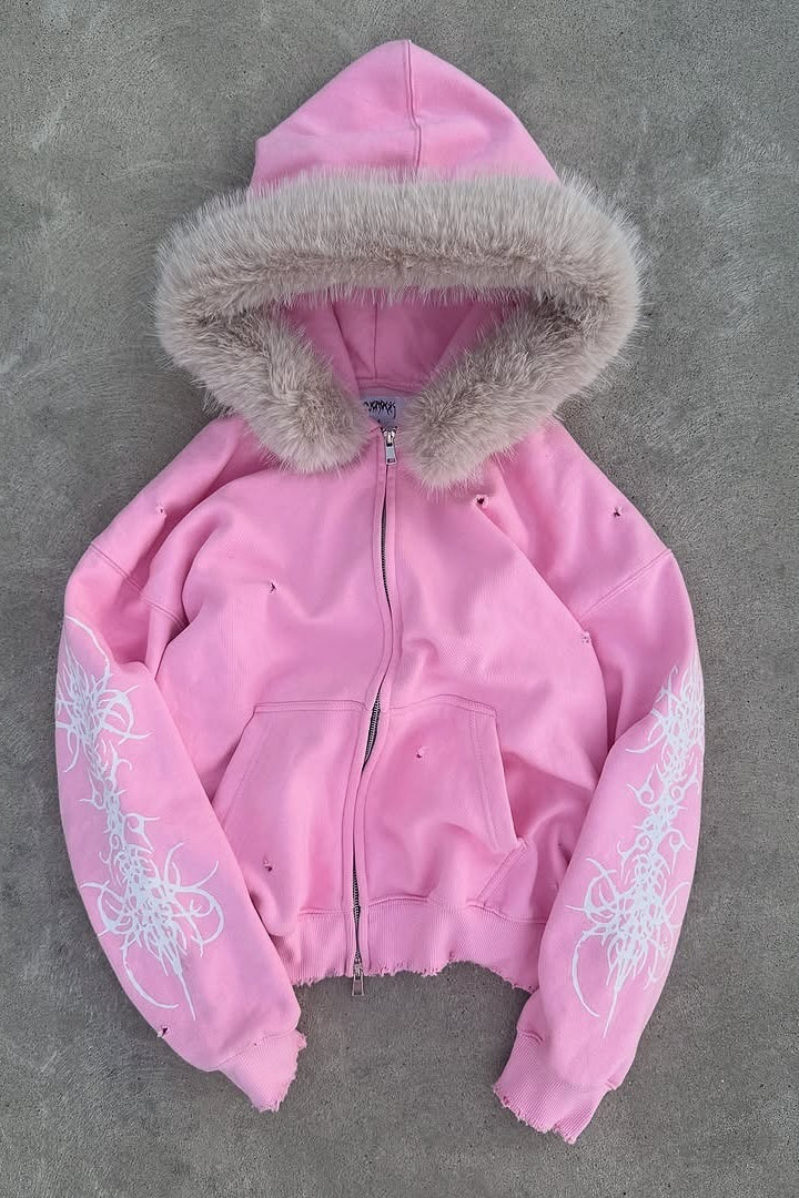 Hip Hop Oversized Sweatshirt Hoodie image 1
