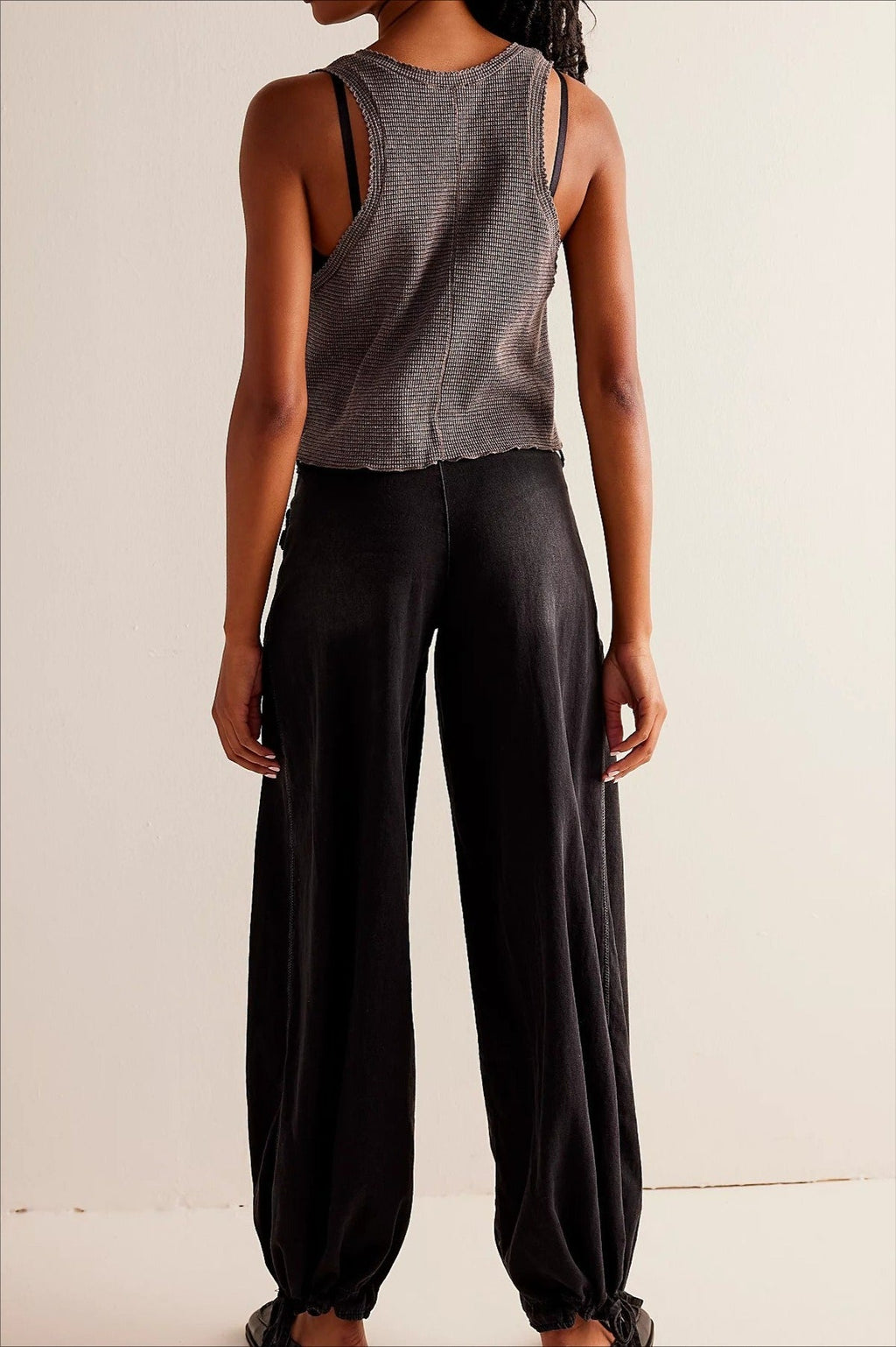 Ruched Mid Rise Wide Leg Jeans image 13