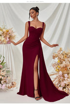 Sexy Bodycon Slit Maxi Party Dress image 10