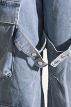 Vintage High Waist Pocket Detail Straight Leg Cargo Pant image 4