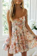 Floral Flared Hem Cami Mini Dress image 6