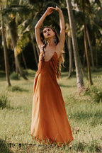 Casual Vacation Solid Boho Dress image 2