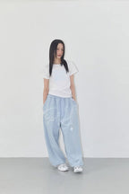 Vintage Hip-hop Letter Wing Casual Pants image 7