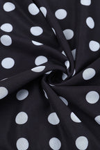 Polka Dot One-Shoulder Slim Fit Crop Top image 4