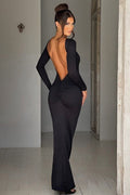 Long Sleeve Backless Bodycon Formal Dress image 10