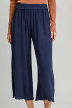 Kaia Linen Trousers styled for Avrienne