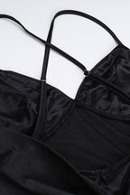 Satin Bowknot Strap Party Dress image 10