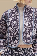 Floral Reversible Thick Padded Coat image 4