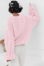 Vintage Chunky Knit Cable Sweater image 6