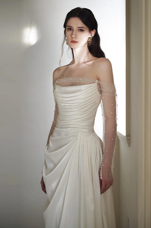 Strapless Off Shoulder Forest Style Fairy Prom Dress image 3