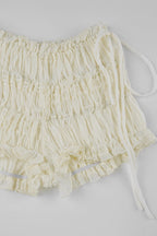 Boho Textured Irregular Tulip Shorts image 5