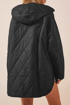 Casual Long Hooded Puffer Jacket image 3