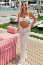 Sexy Bikini with Beach Skirt Three Piece Swim Set image 5